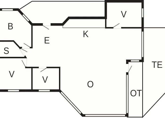 6 Person In Bjert-by Traum 別荘 Binderup Strand